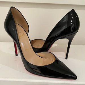 Christian Louboutin Iriza 100mm black patent pump
